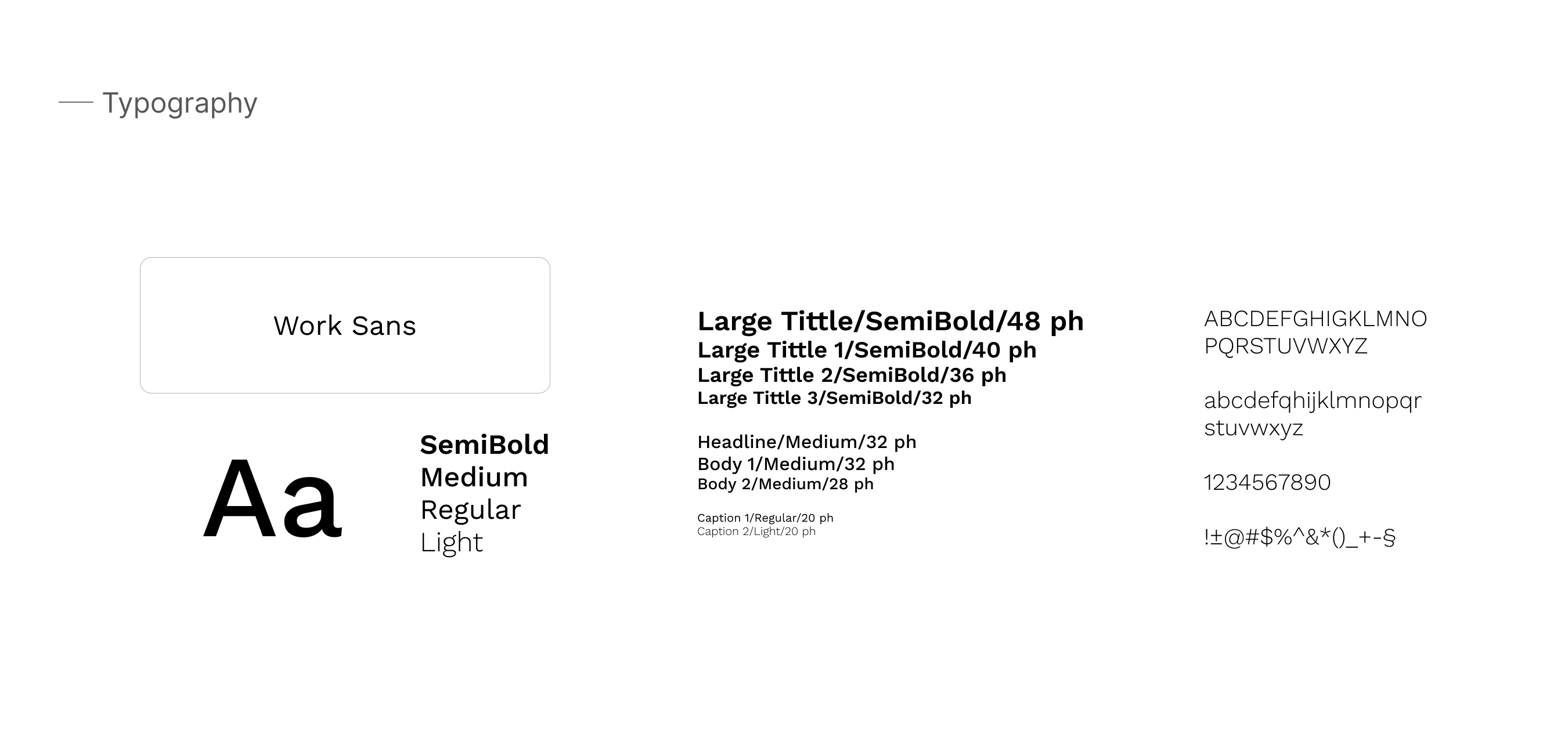 MedSwift typography